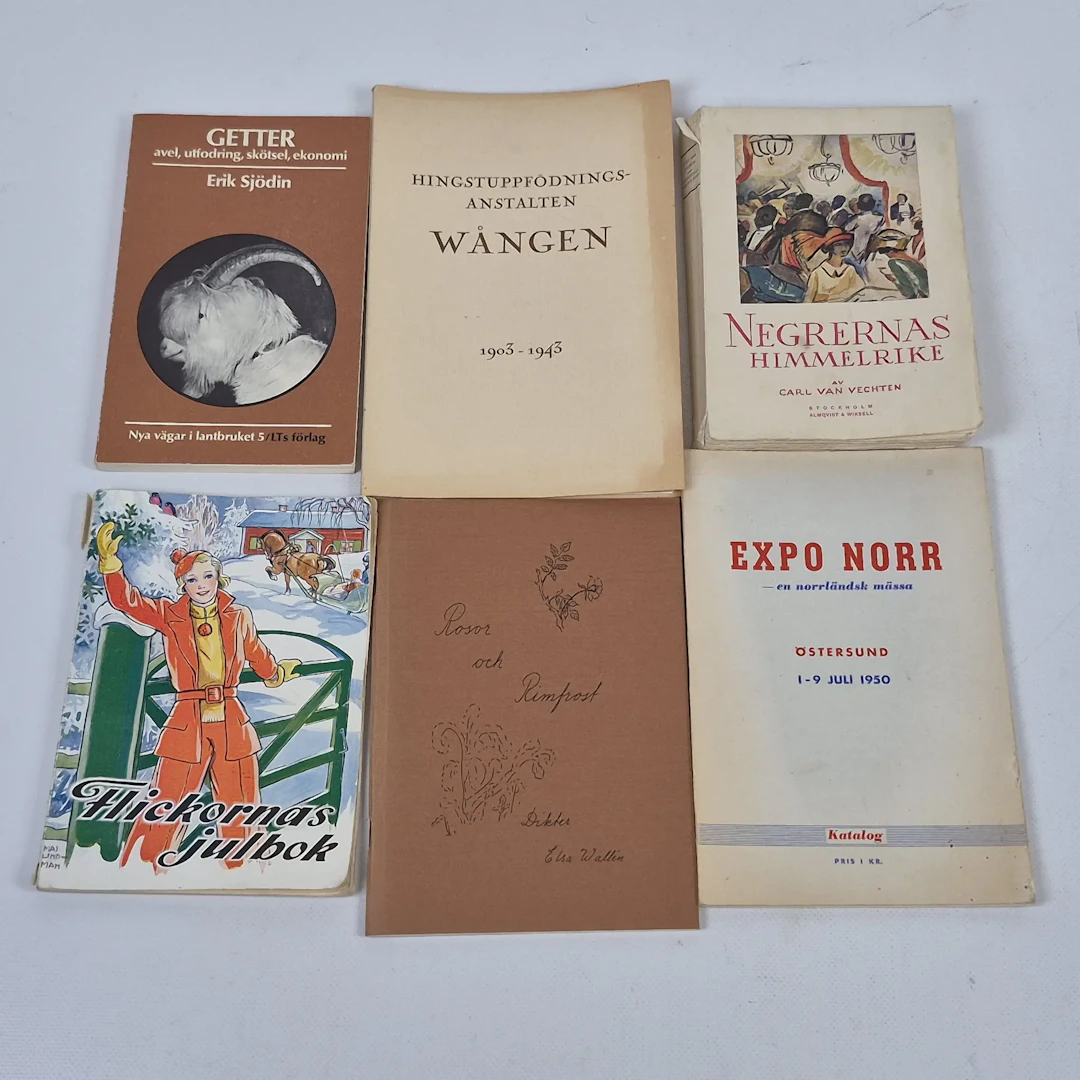 "Expo Norr", "Wången", "Rosor & rimfrost" & "Flickornas julbok" m.m.