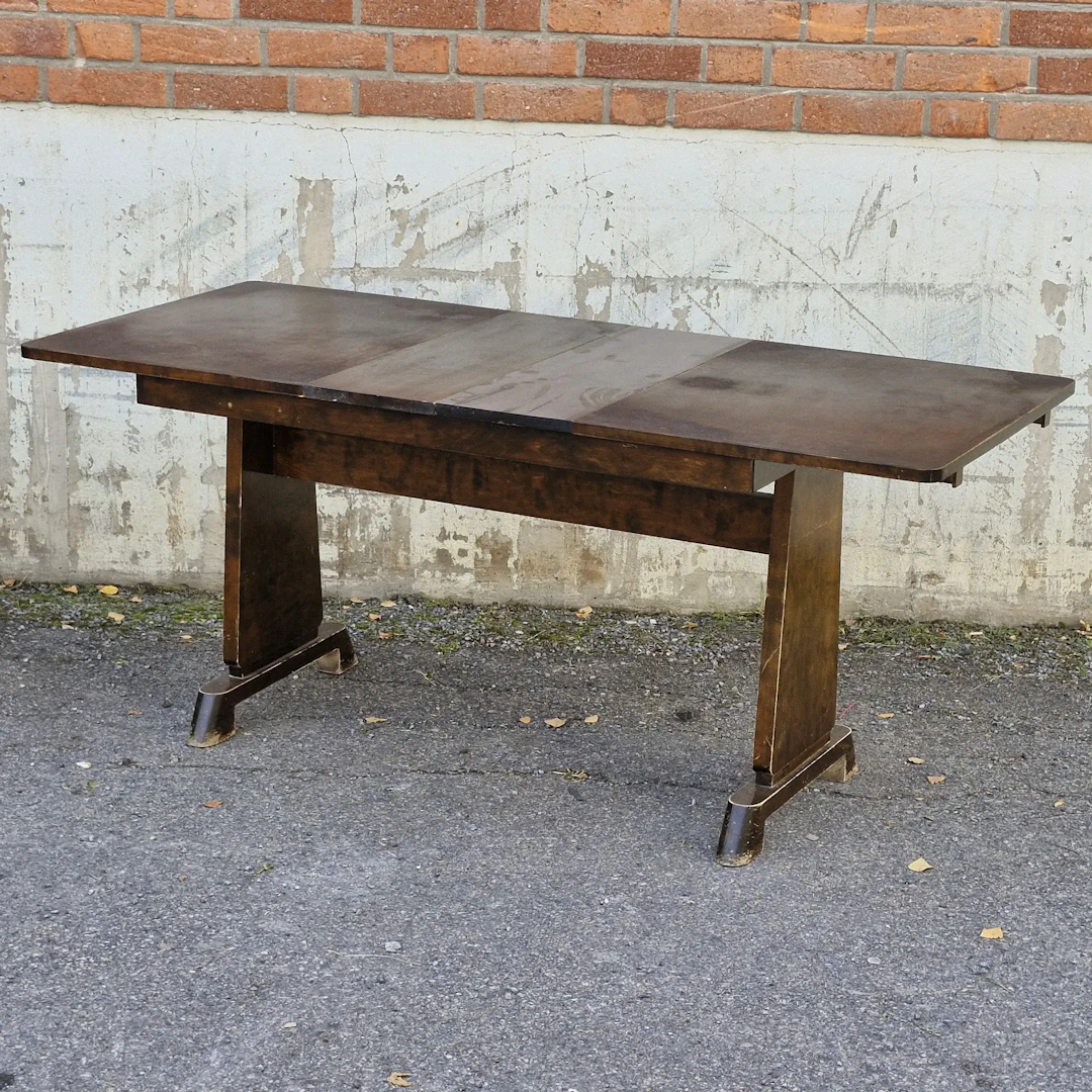 Utdragbart matbord i trä - Träbord - Bord - 1930-tal