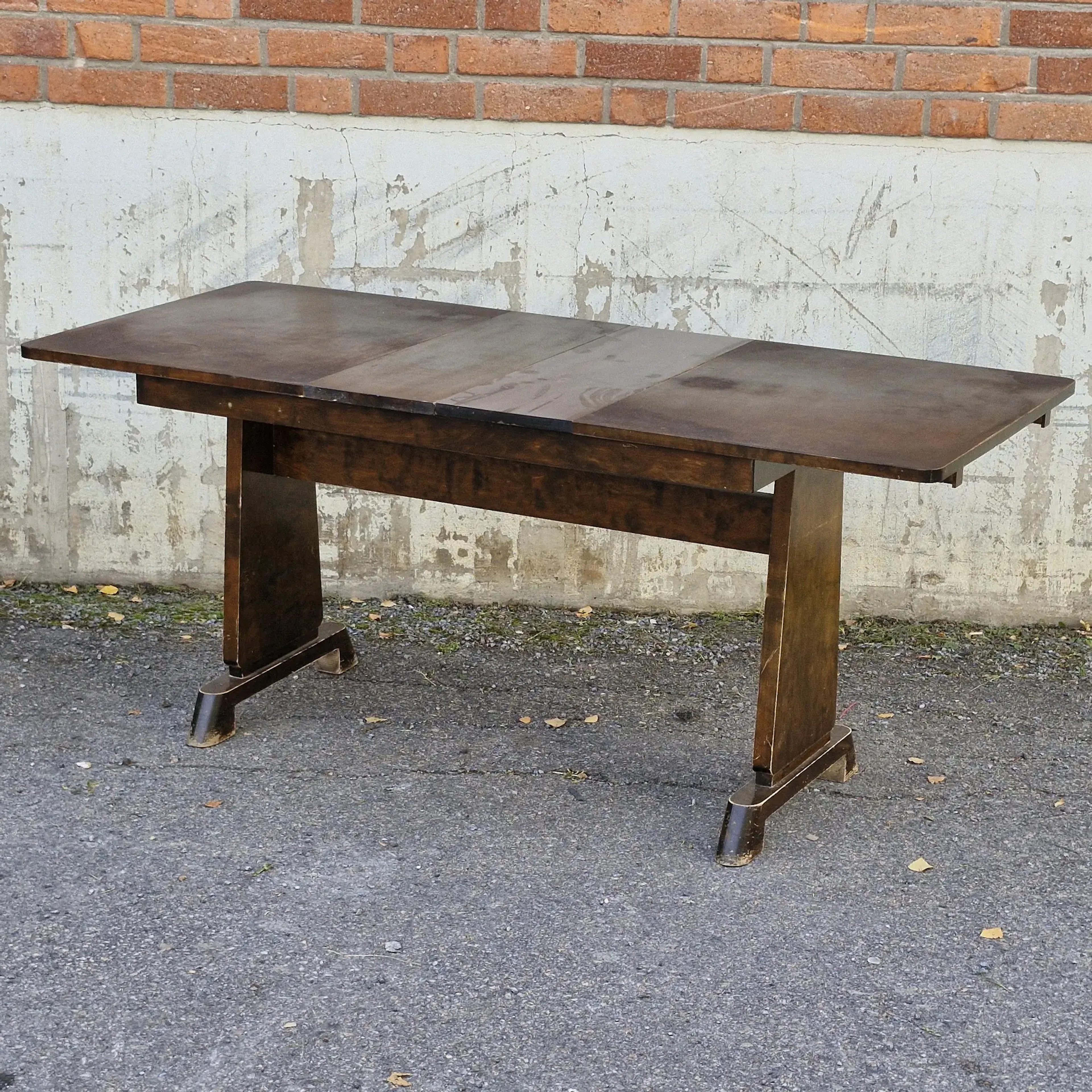 Utdragbart matbord i trä - Träbord - Bord - 1930-tal