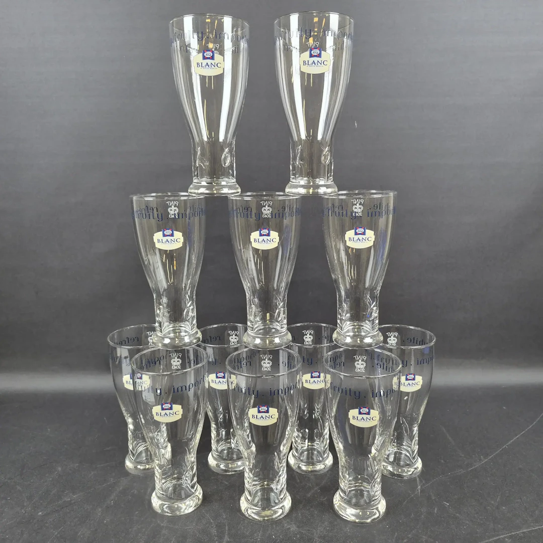 Parti ölglas - "Kronenbourg 1664 Blanc" - Ölkupor