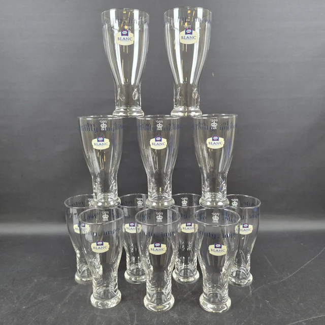 Parti ölglas - "Kronenbourg 1664 Blanc" - Ölkupor