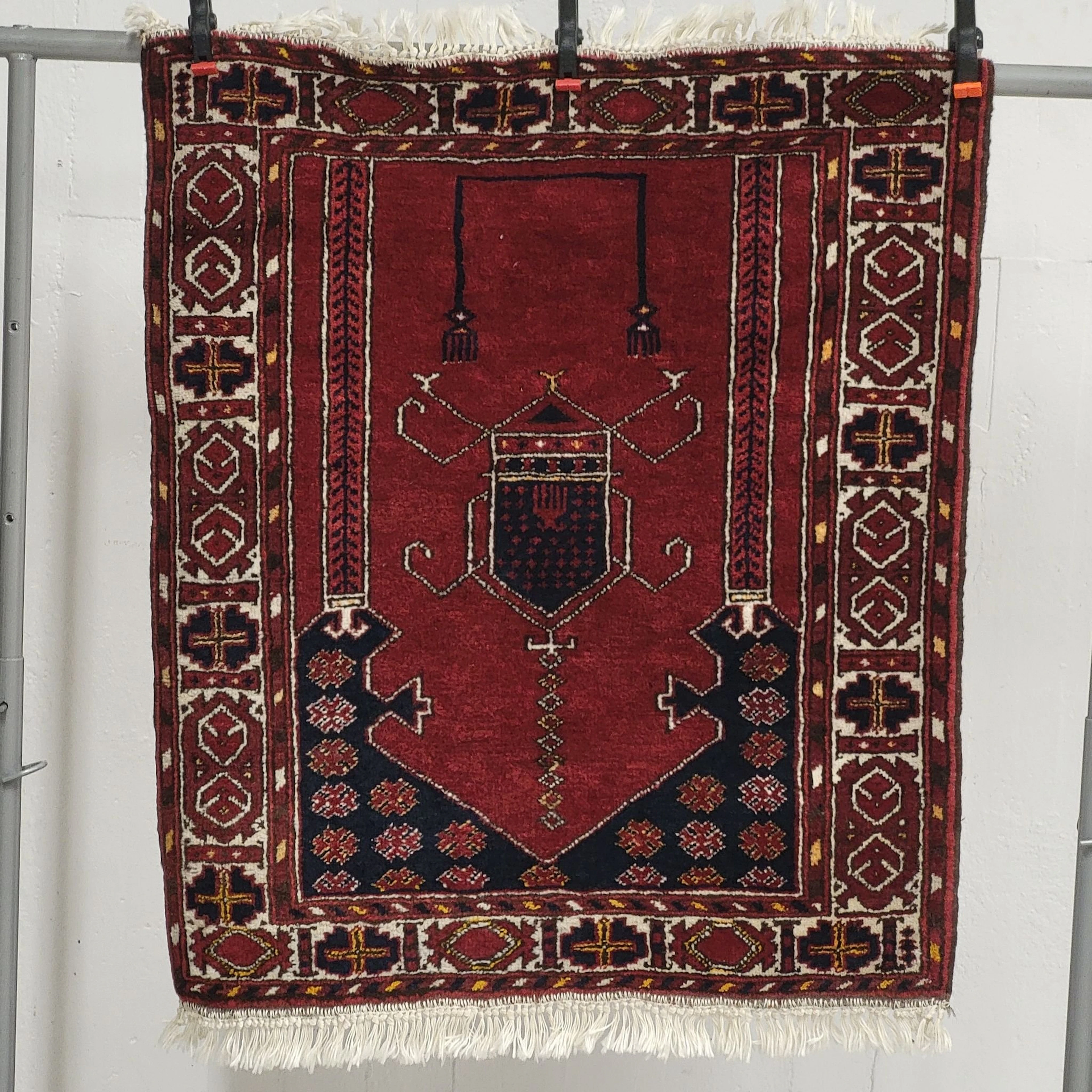 Orientalisk matta i ull - Ullmatta - 102 x 85,5 cm