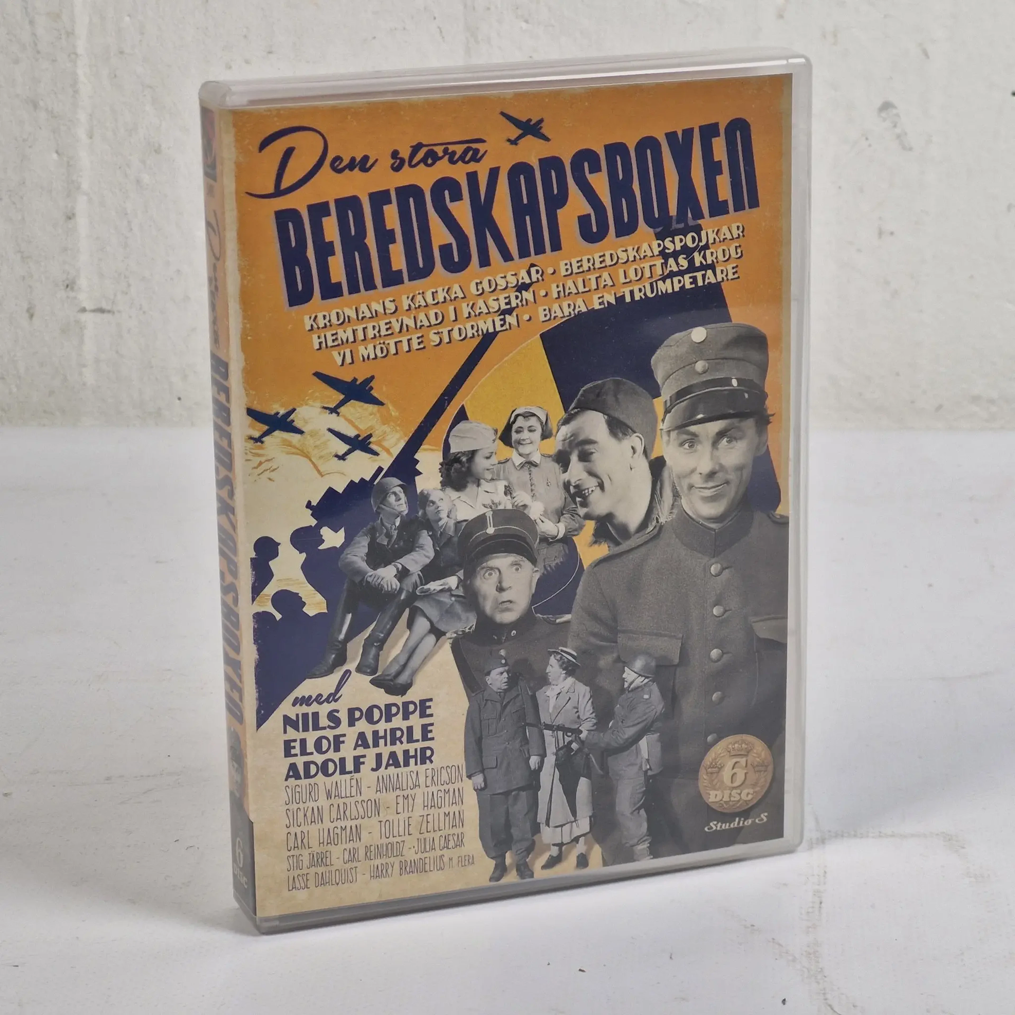 Den stora beredskapsboxen - 6 DVD-filmer box