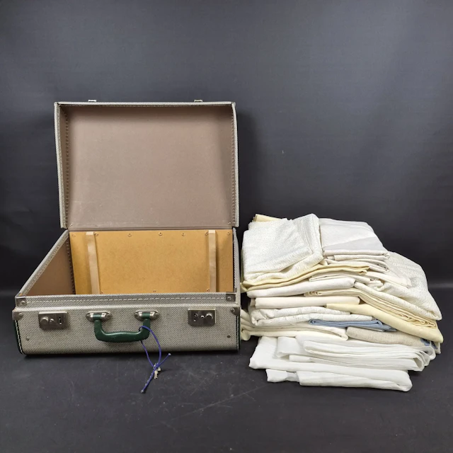 Väska med div blandade textilier - Vintage