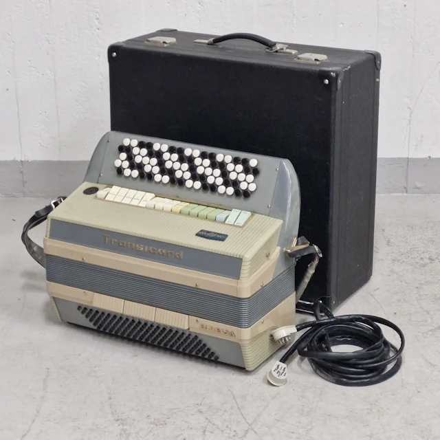 Dragspel med väska - Farfisa, Transicord TD/50 - Accordion