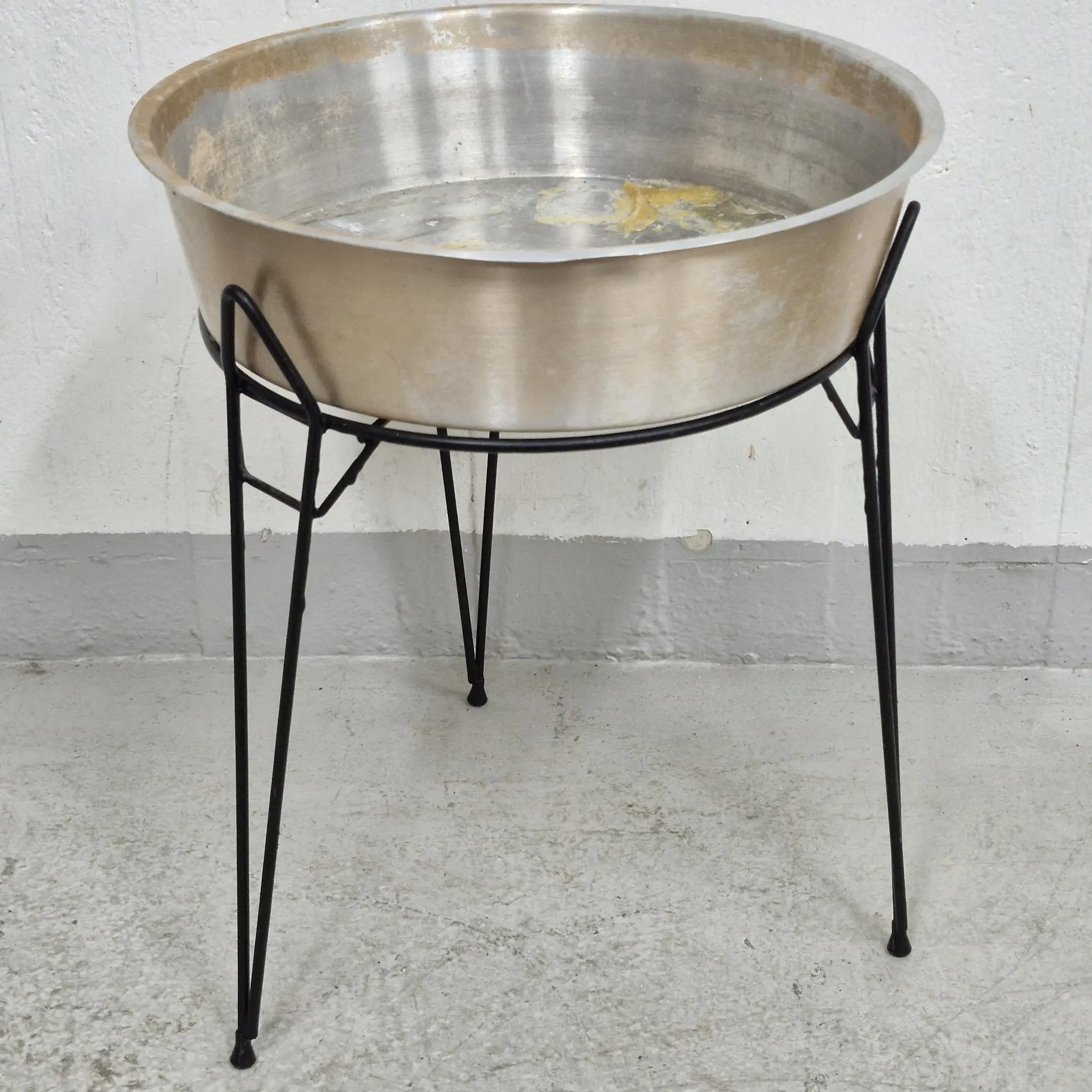 Blombord i metall - Blomsterbord - Sidobord - Bord - 1900-tal - Vintage