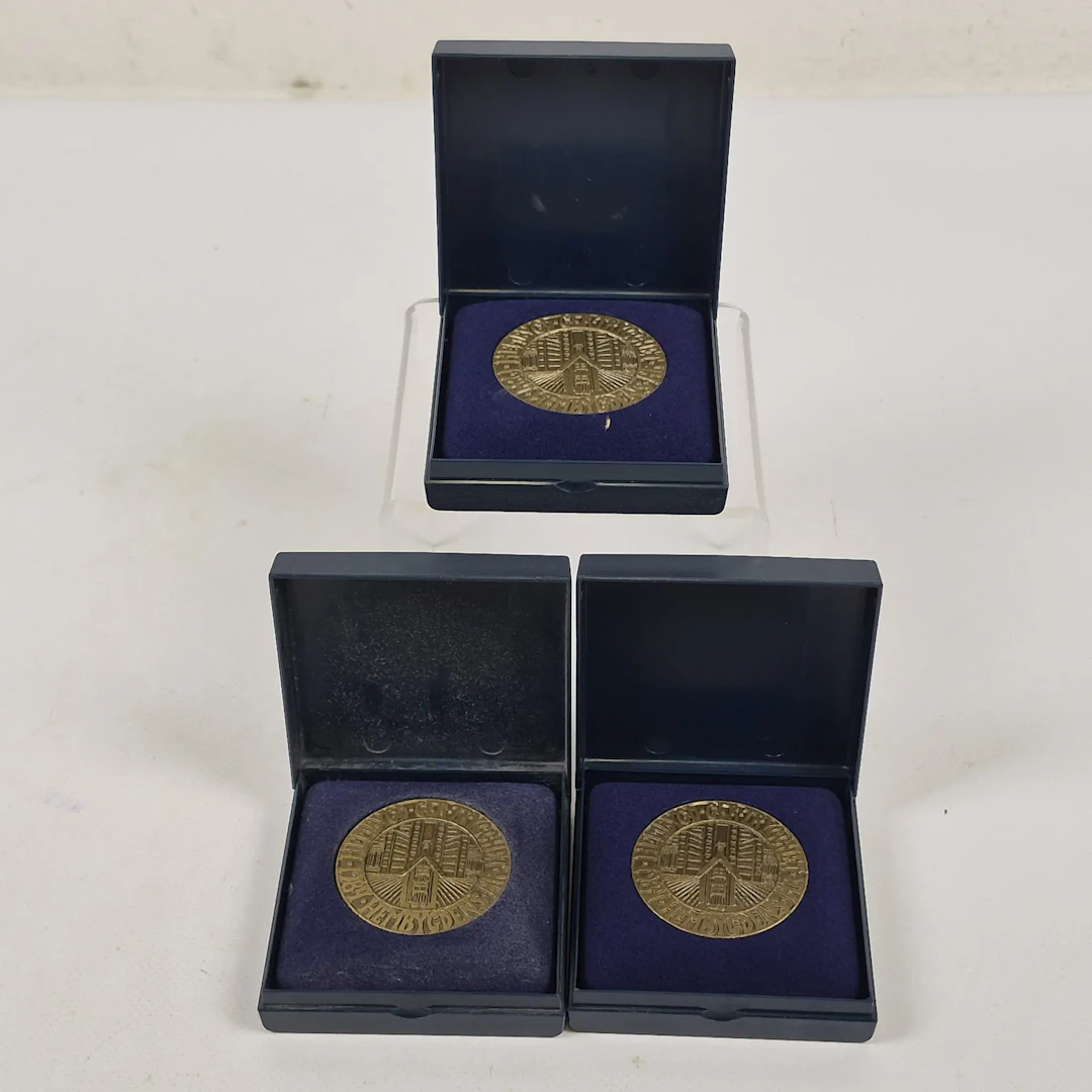 3st minnesmedaljer "Hembygdens år 1984" av Föreningsbanken - Medalj