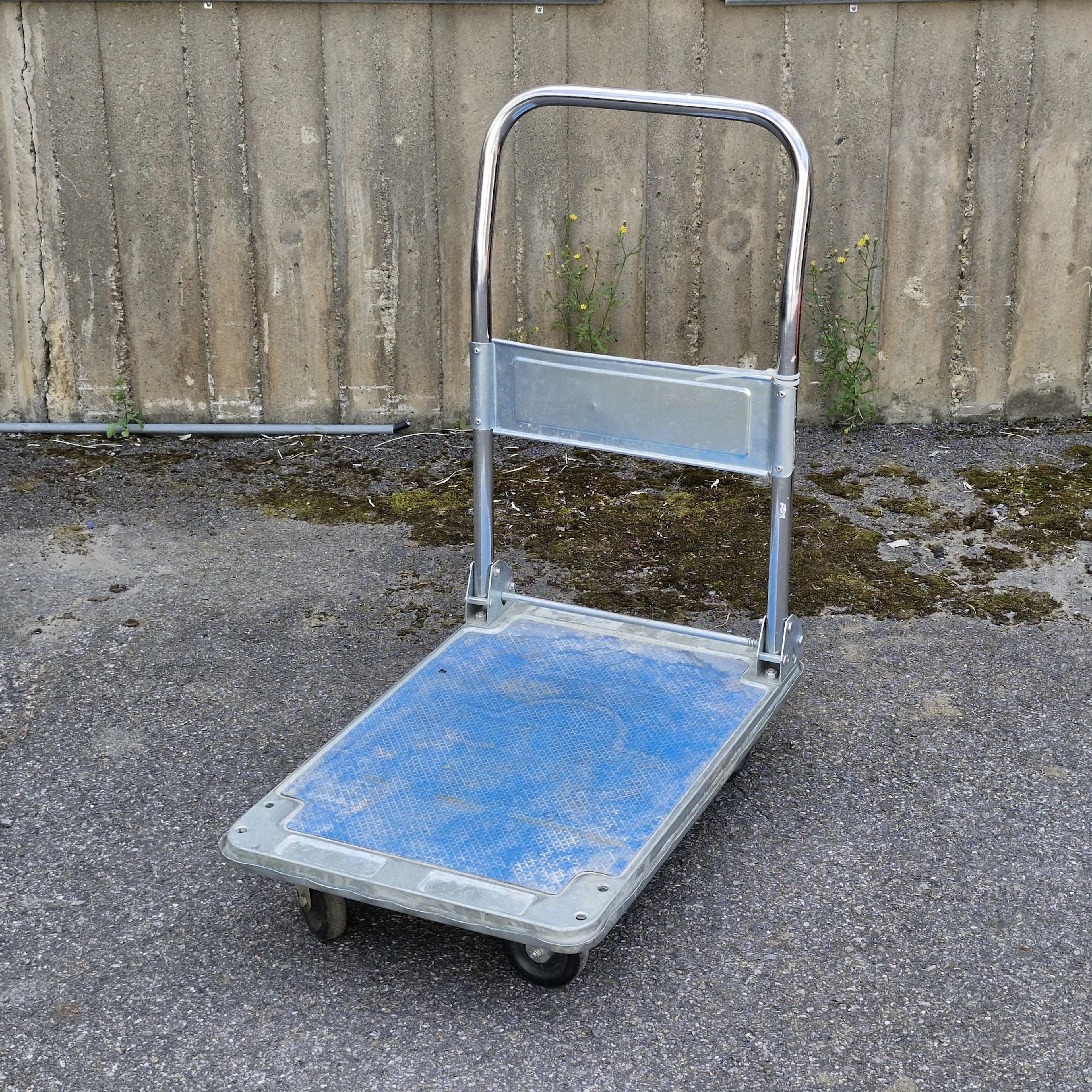 Ihopfällbar vagn - Flakvagn - Platåvagn - Terminalvagn