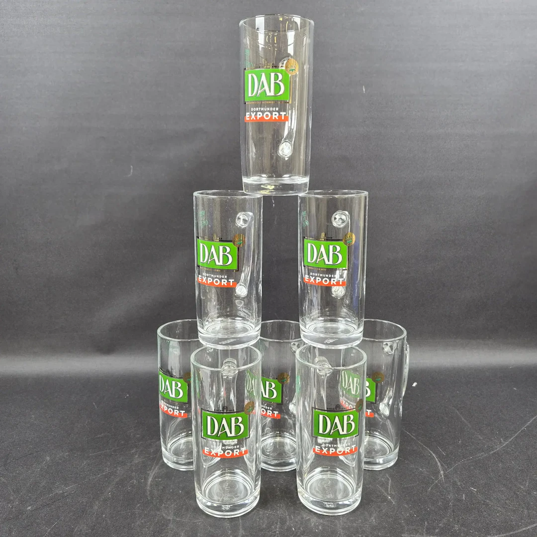 Parti ölsejdlar - "DAB" - Dortmund Export - Ölglas - 0,4 l