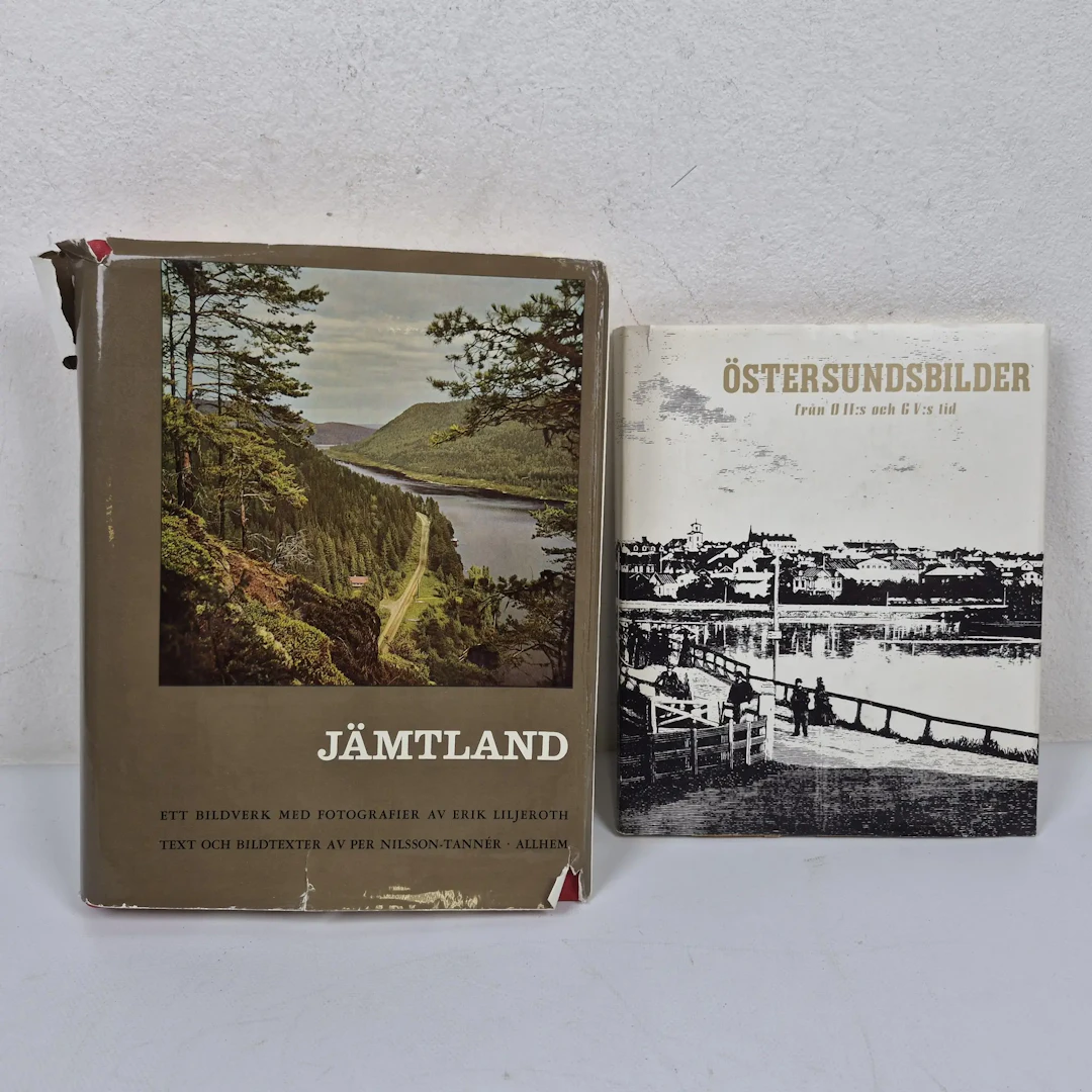 "Jämtland" & "Östersundsbilder" - Per Nilsson-Tannér - Gamla Östersund