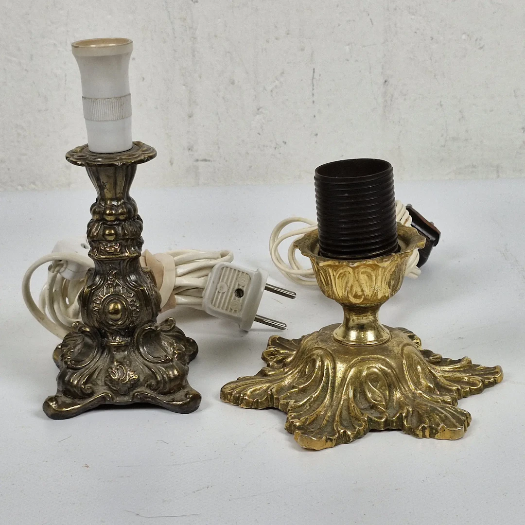 2 st. Bordslampor i mässing - Lampor - 1900-tal - Vintage