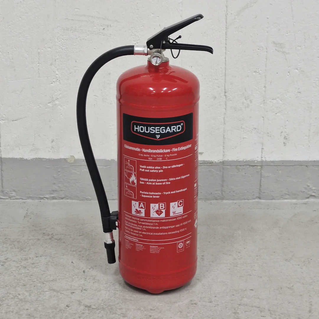 Pulversläckare - Housegard - 6 kg - Brandsläckare