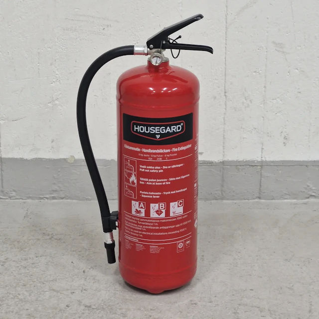 Pulversläckare - Housegard - 6 kg - Brandsläckare