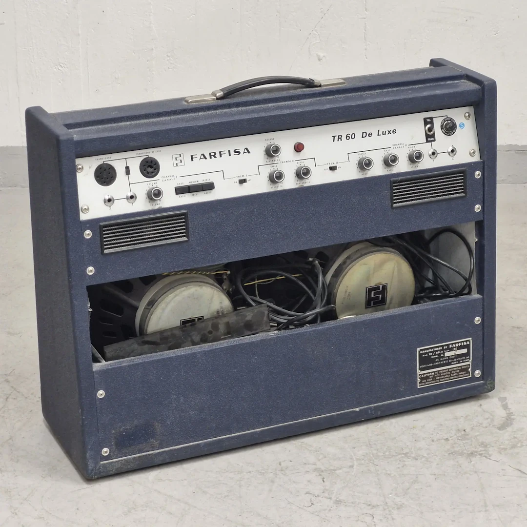 Förstärkare - Farfisa, TR 60 De Luxe - 110-240V, 50-60Hz, 140 Watt - Högtalare
