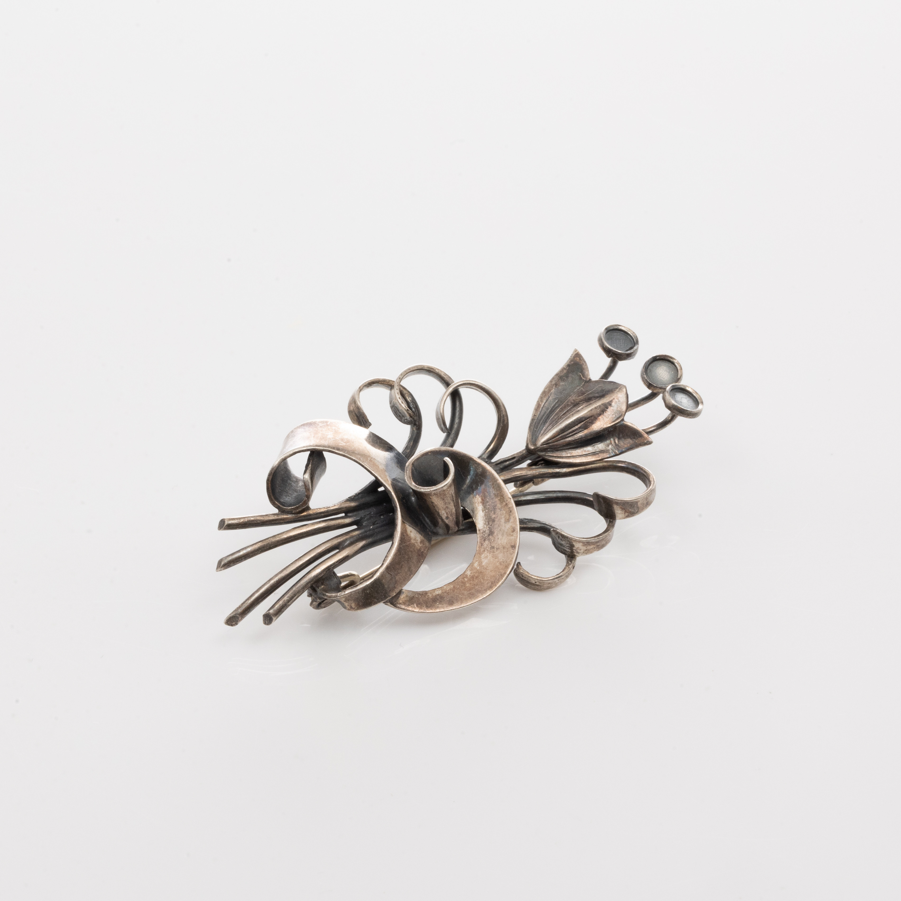 BROSCH, Silver, Kaplans.