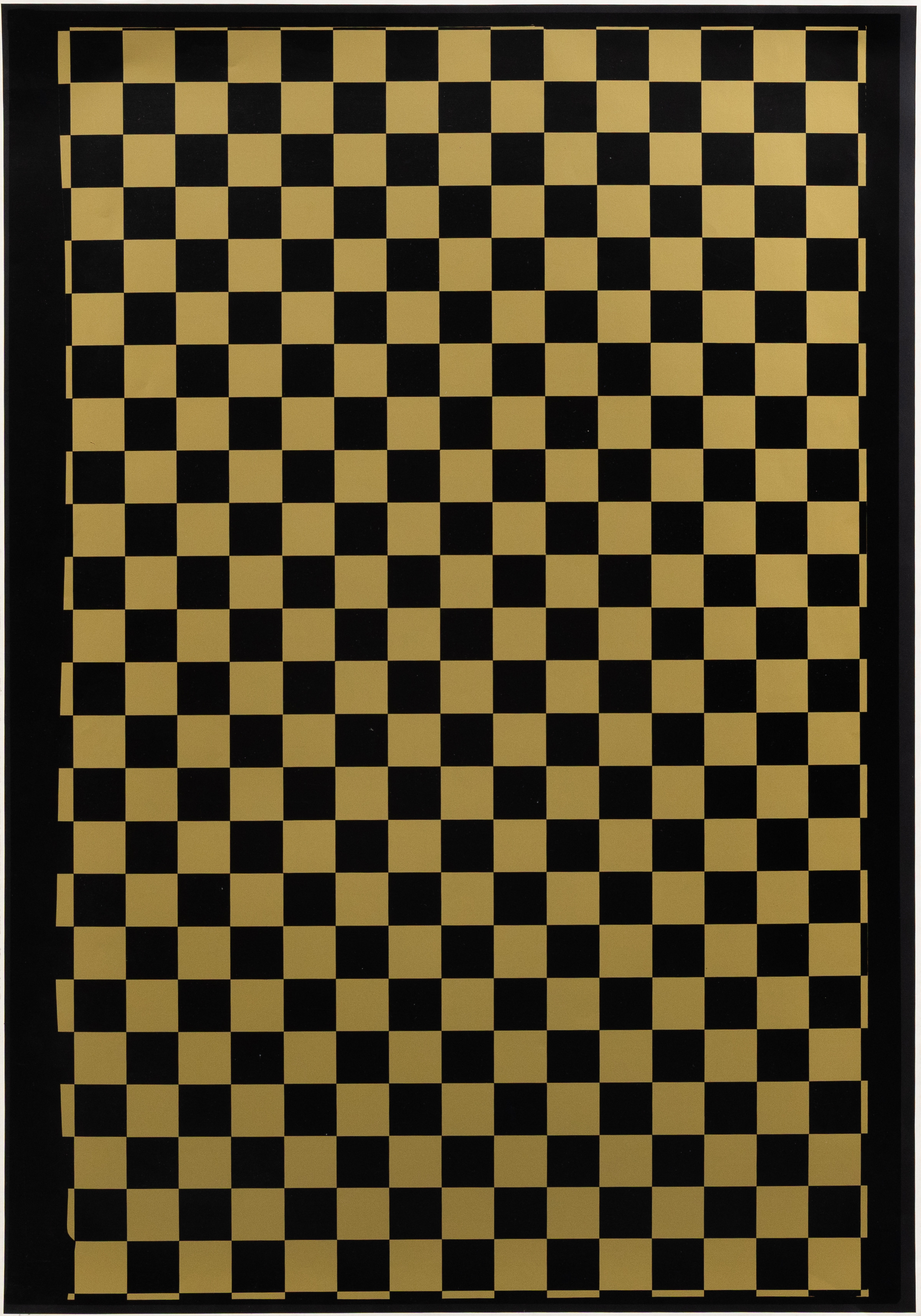 AFFISCH, rutmönster, silkscreentryck.