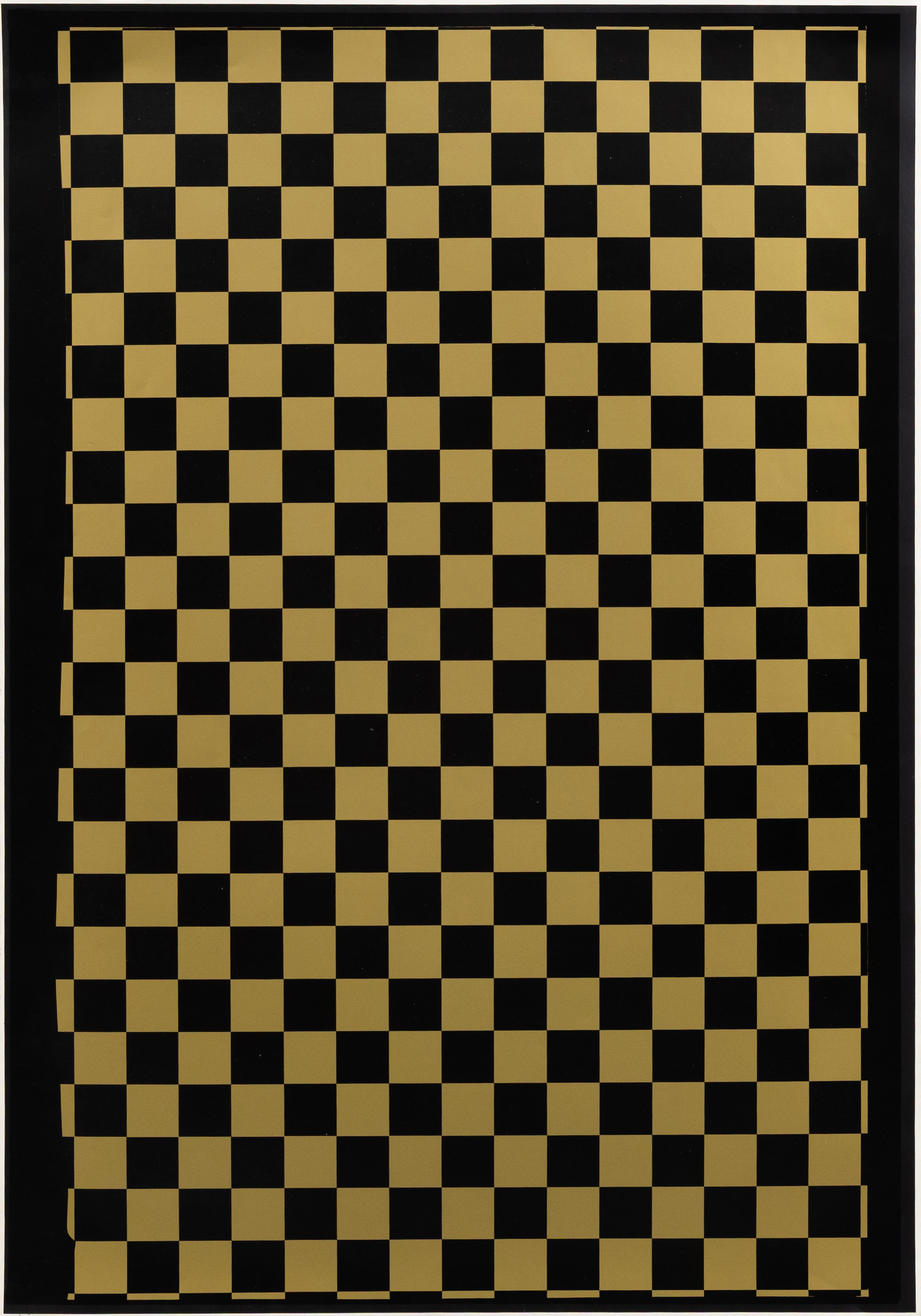 AFFISCH, rutmönster, silkscreentryck.