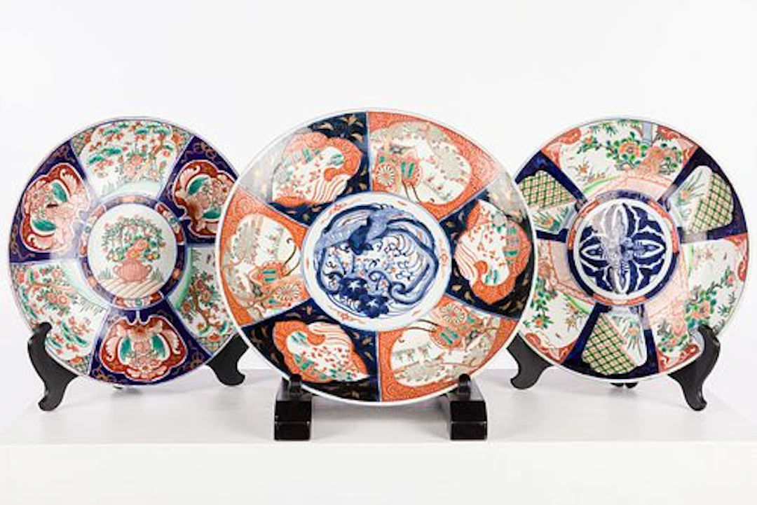 Three Japanese Imari Chargers