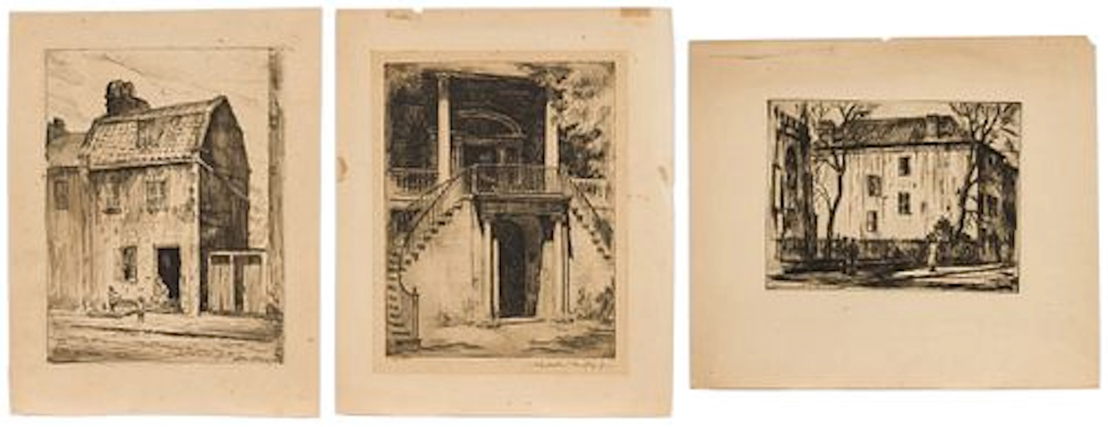 Christopher Murphy Jr., 3 Charleston Etchings