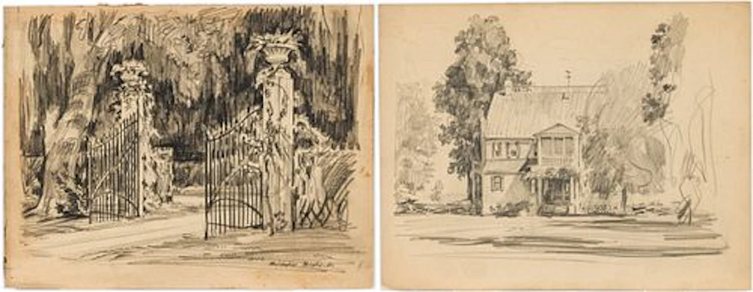 Christopher Murphy Jr. (Sav, 1902-1973), 2 Sketches