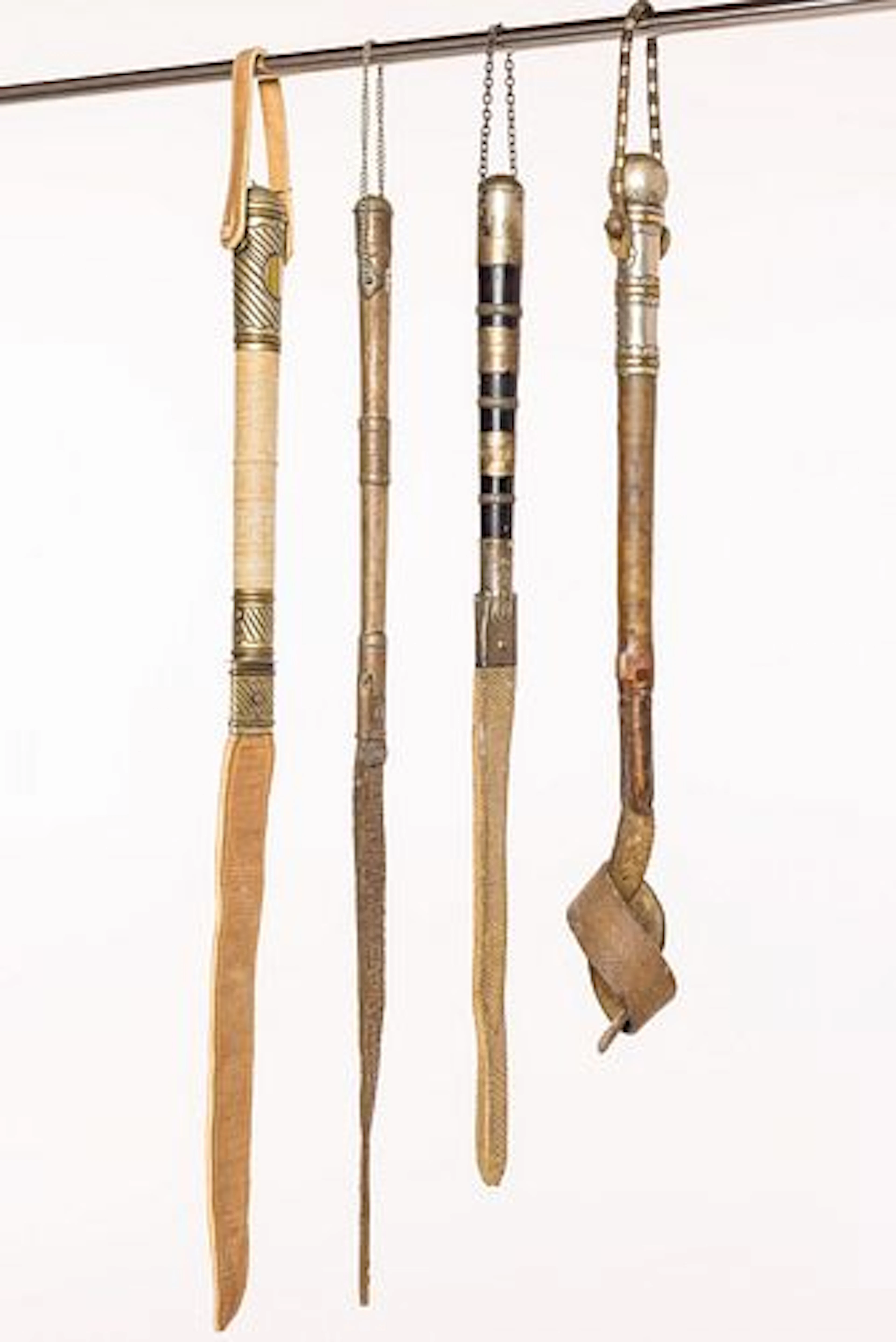 4 South American Gaucho Crops, Probably 19th C
