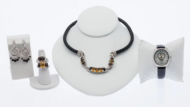 Judith Ripka Sterling Silver Jewelry & Watch, 5 pcs.