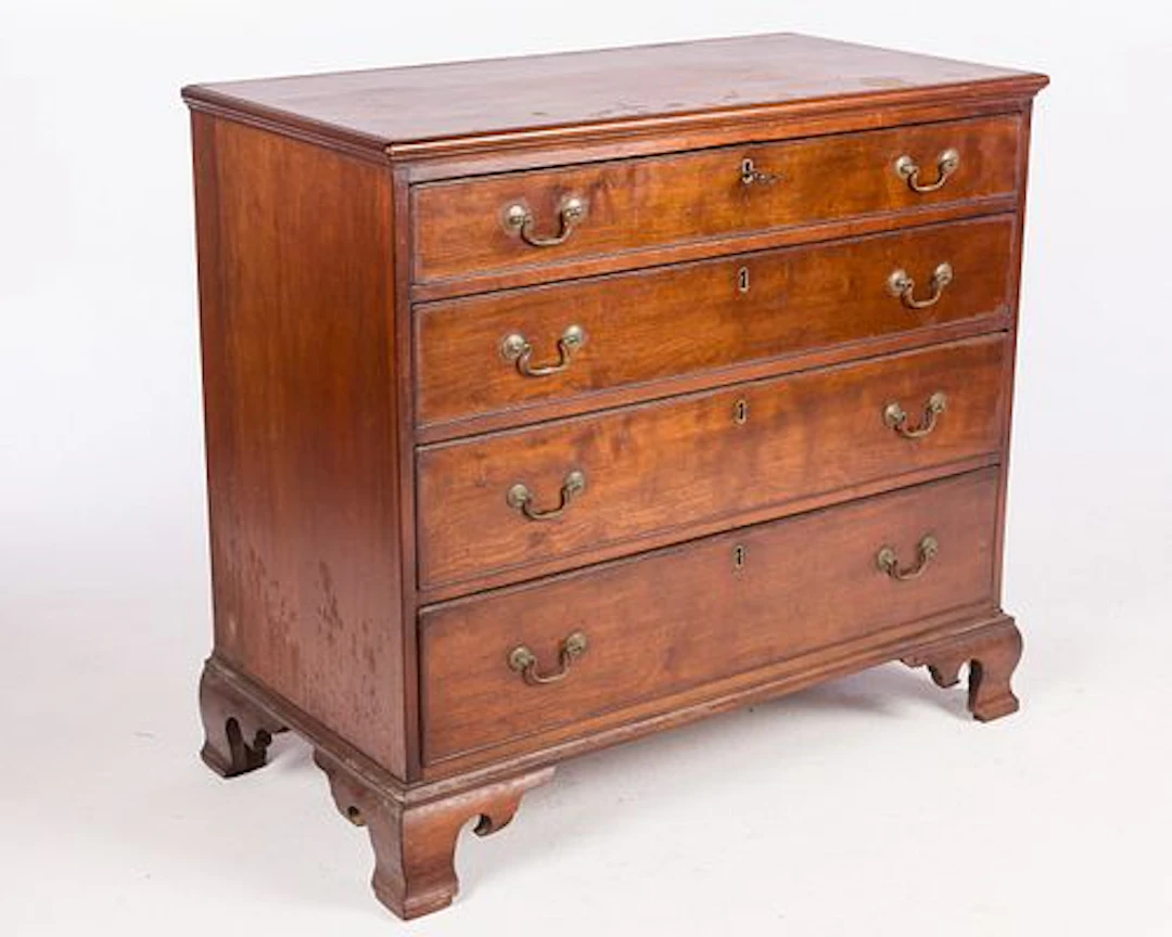 Chippendale Cherrywood Chest of Drawers, c. 1760