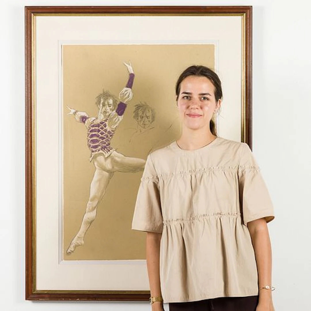 Jamie Wyeth (b. 1946), Rudolph Nureyev, Lithograph