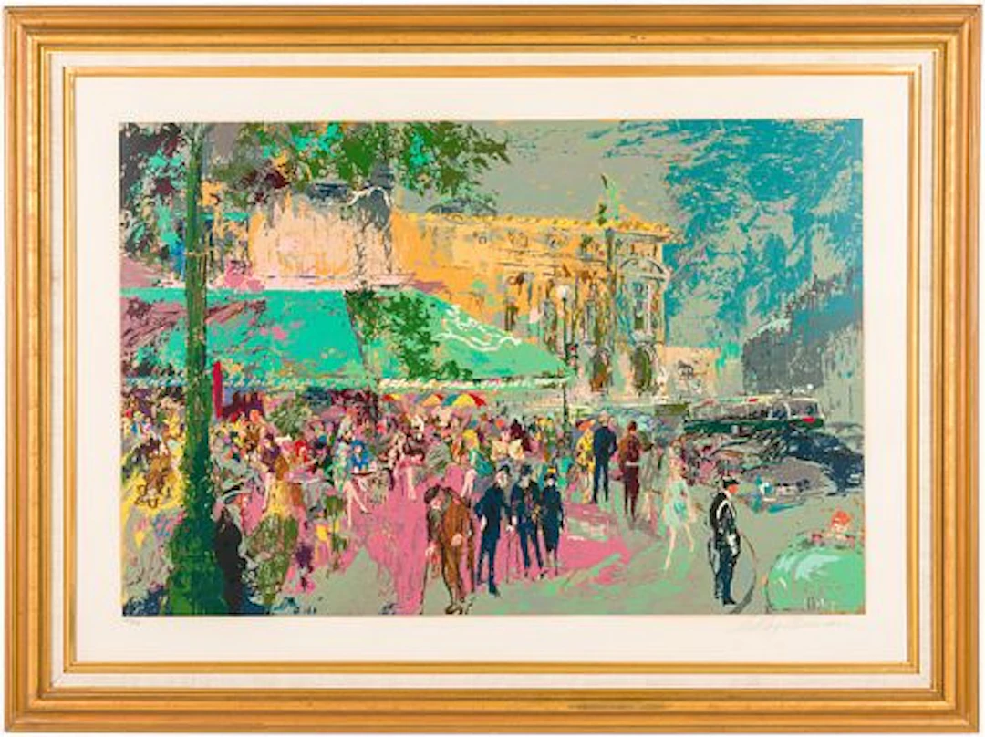 LeRoy Neiman (American, 1921-2012), Cafe de la Paix