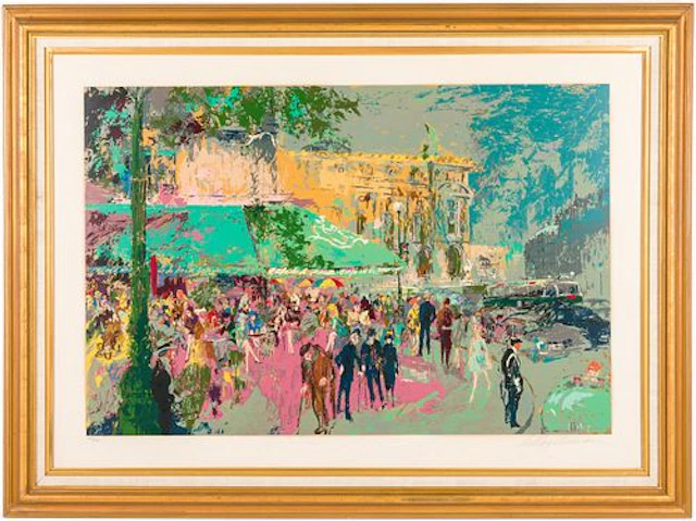 LeRoy Neiman (American, 1921-2012), Cafe de la Paix
