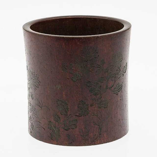 Chinese Brush Pot, Probably Huanghuali