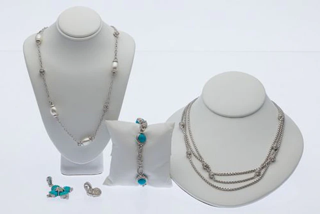 Group of Judith Ripka Sterling Silver Jewelry, 5 pc
