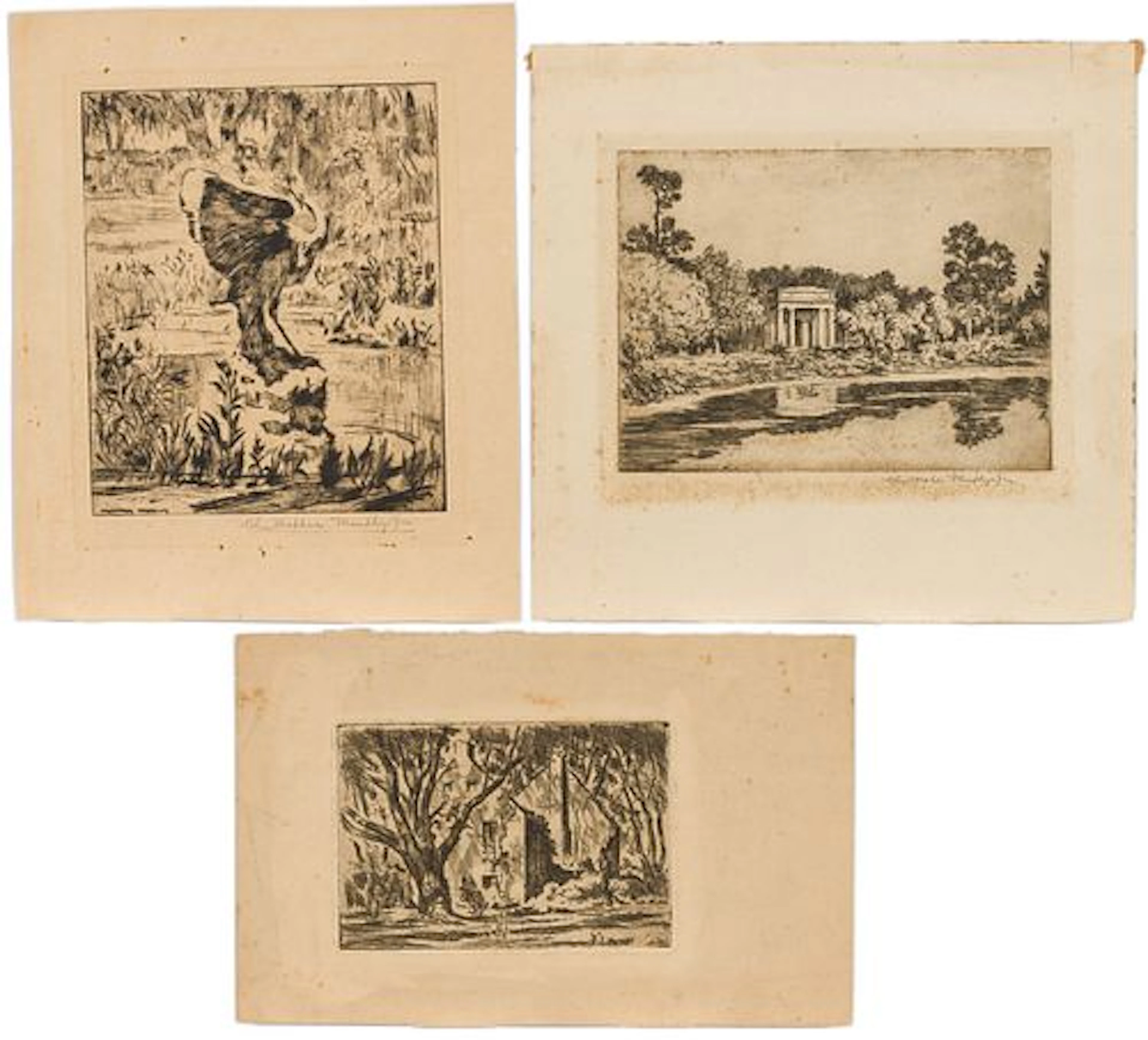 Christopher Murphy Jr., 3 Wormsloe Etchings