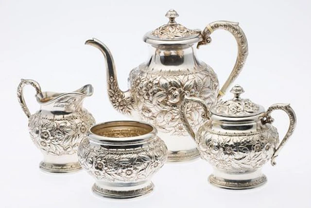 S. Kirk & Sons 4 Piece Sterling Coffee Service