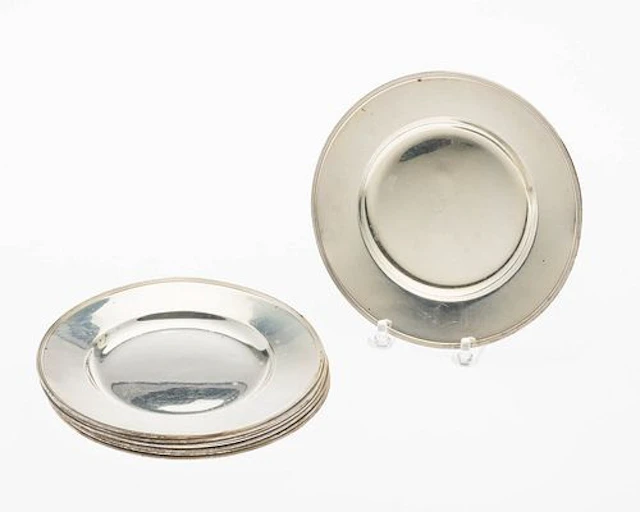 8 Gorham Sterling Silver Butter Plates