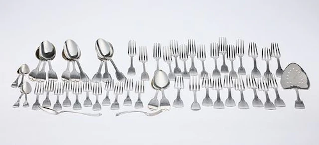 Misc. Group of Coin Silver Flatware, 53 pcs.