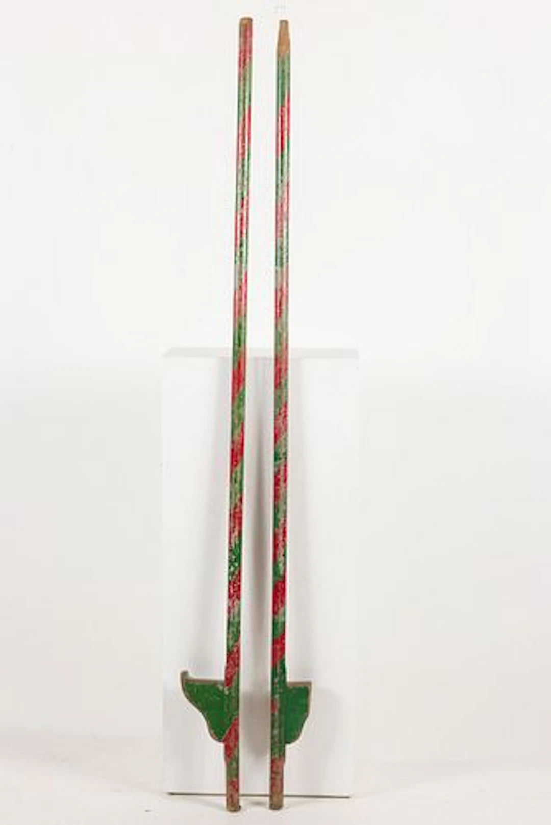 Vintage Painted Wood Stilts