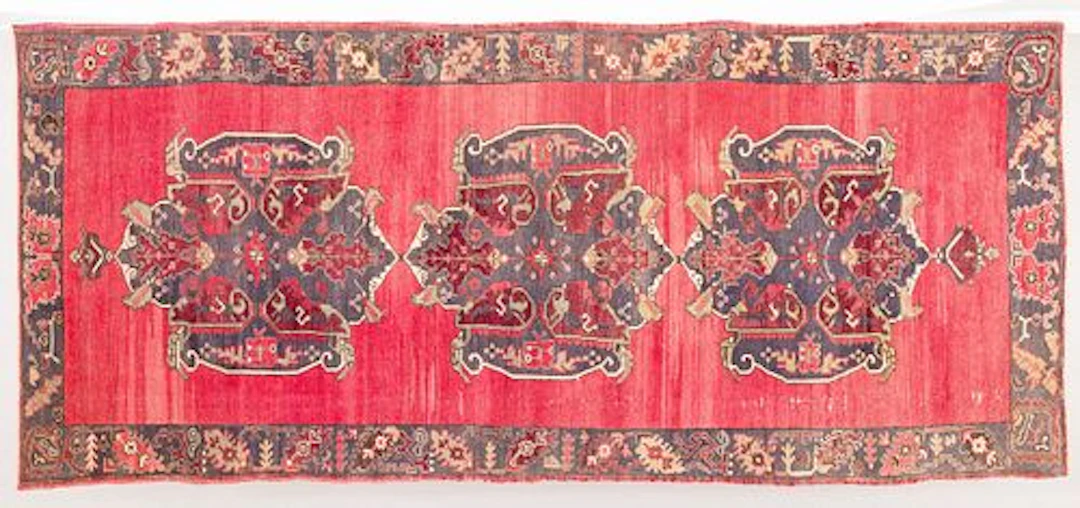 Turkish Salmon Wool Rug
