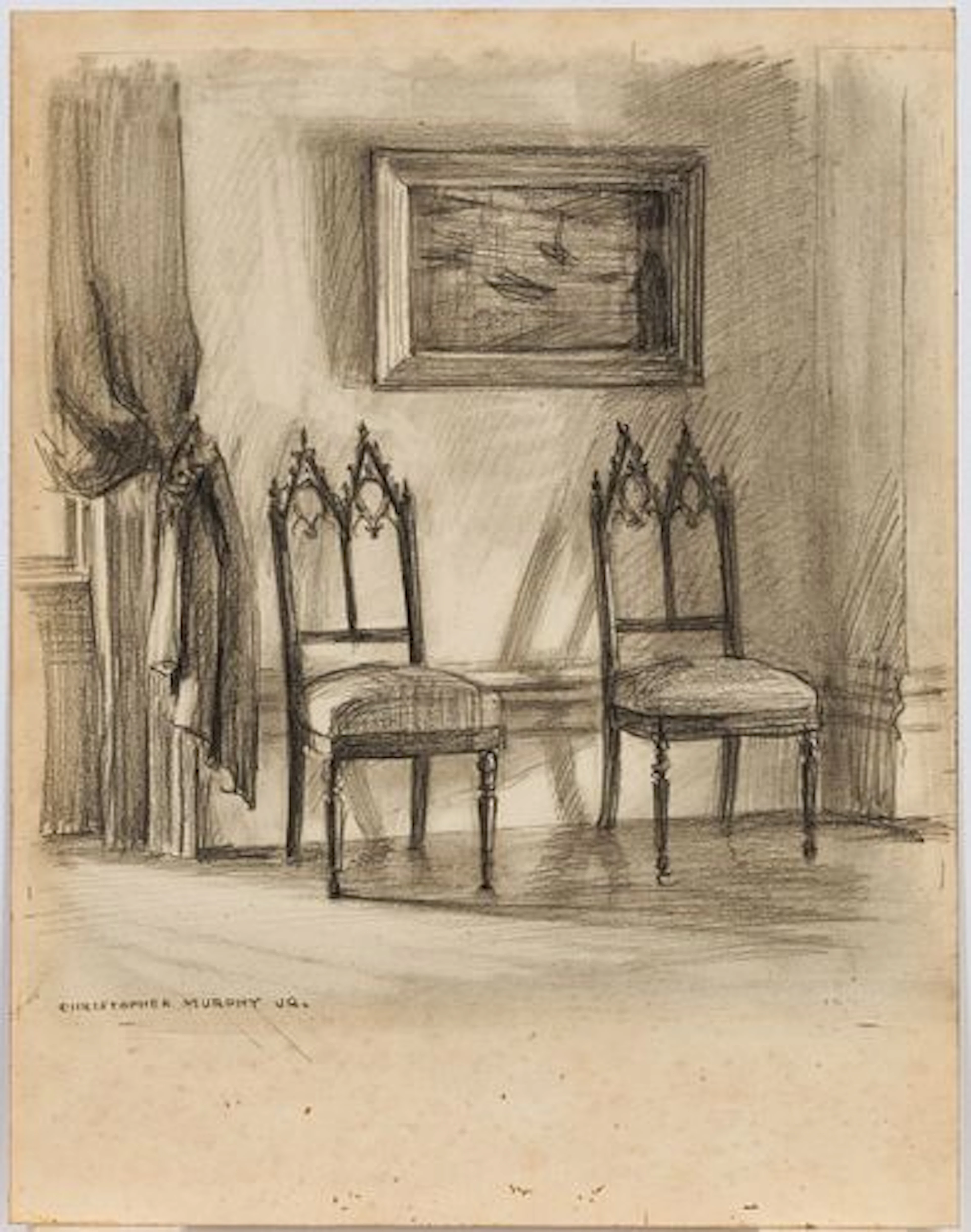 Christopher Murphy Jr., Interior Scene with Chairs