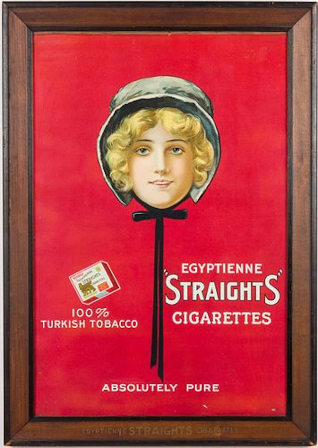 Egyptian Straights Cigarette Poster