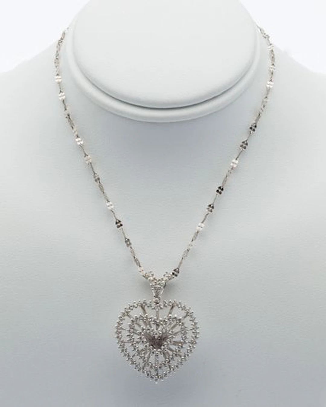18K Gold and Diamond Heart