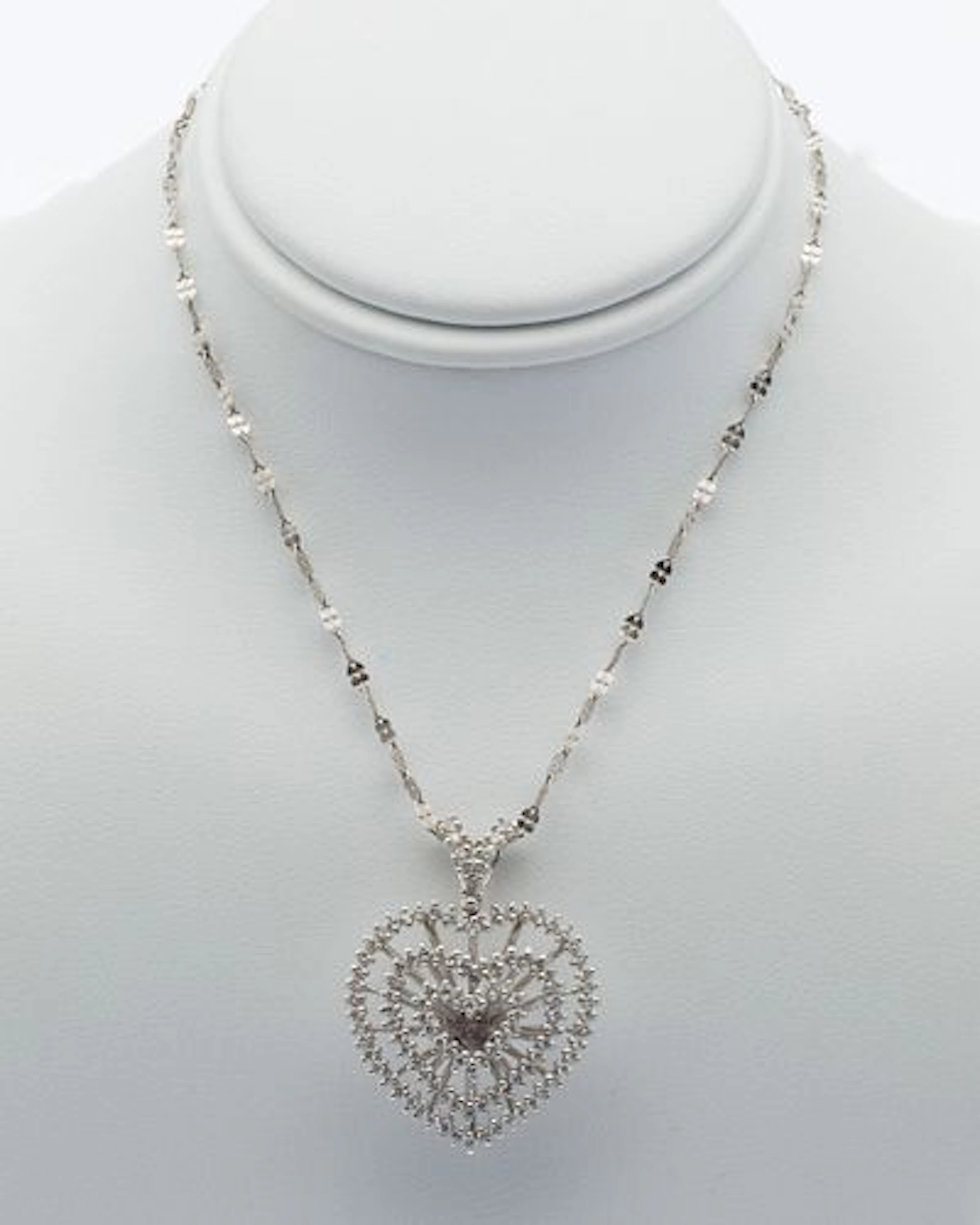 18K Gold and Diamond Heart