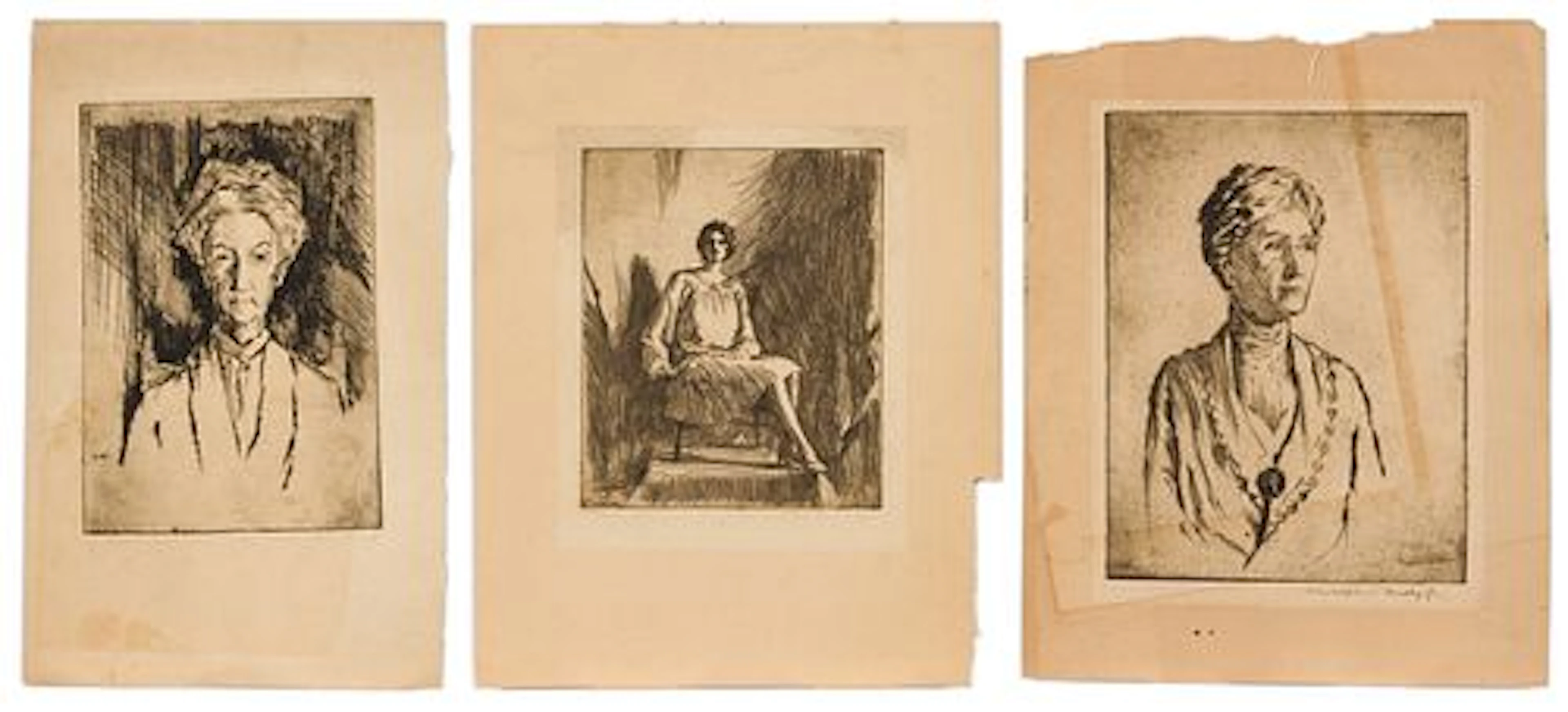 Christopher Murphy Jr., 3 Portrait Etchings