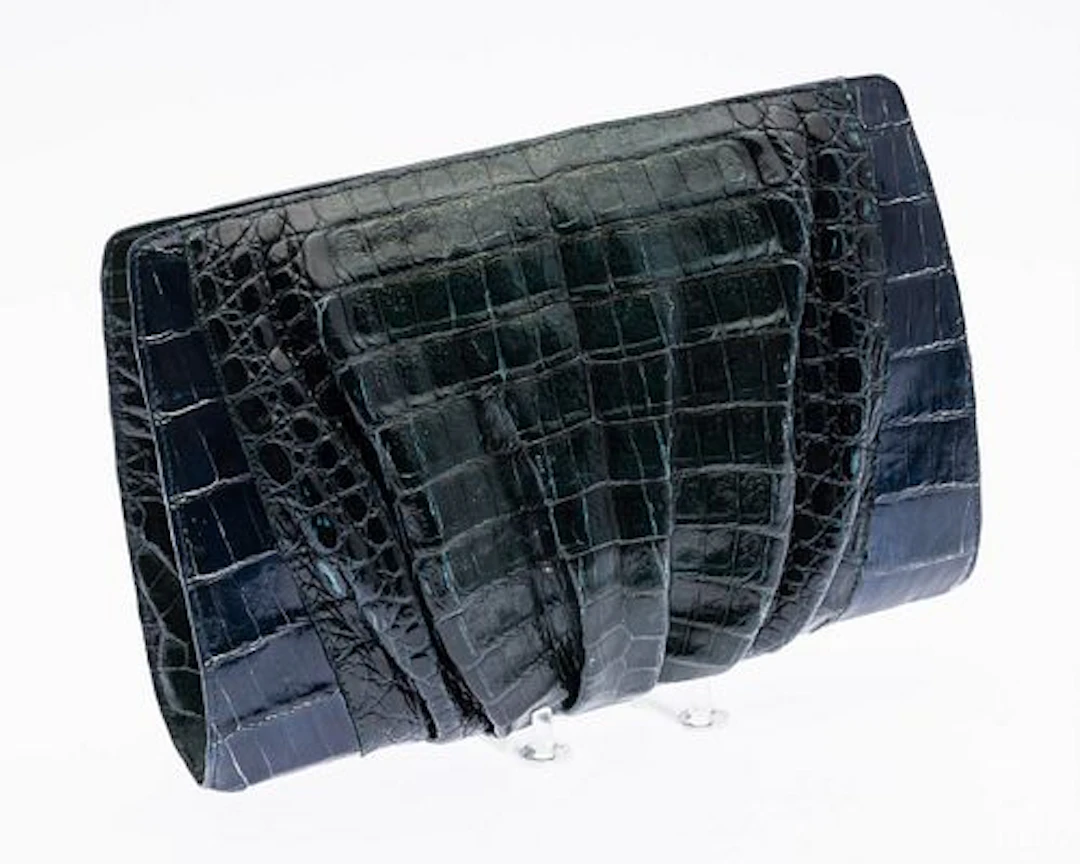 Nancy Gonzalez Dark Green Crocodile Handbag