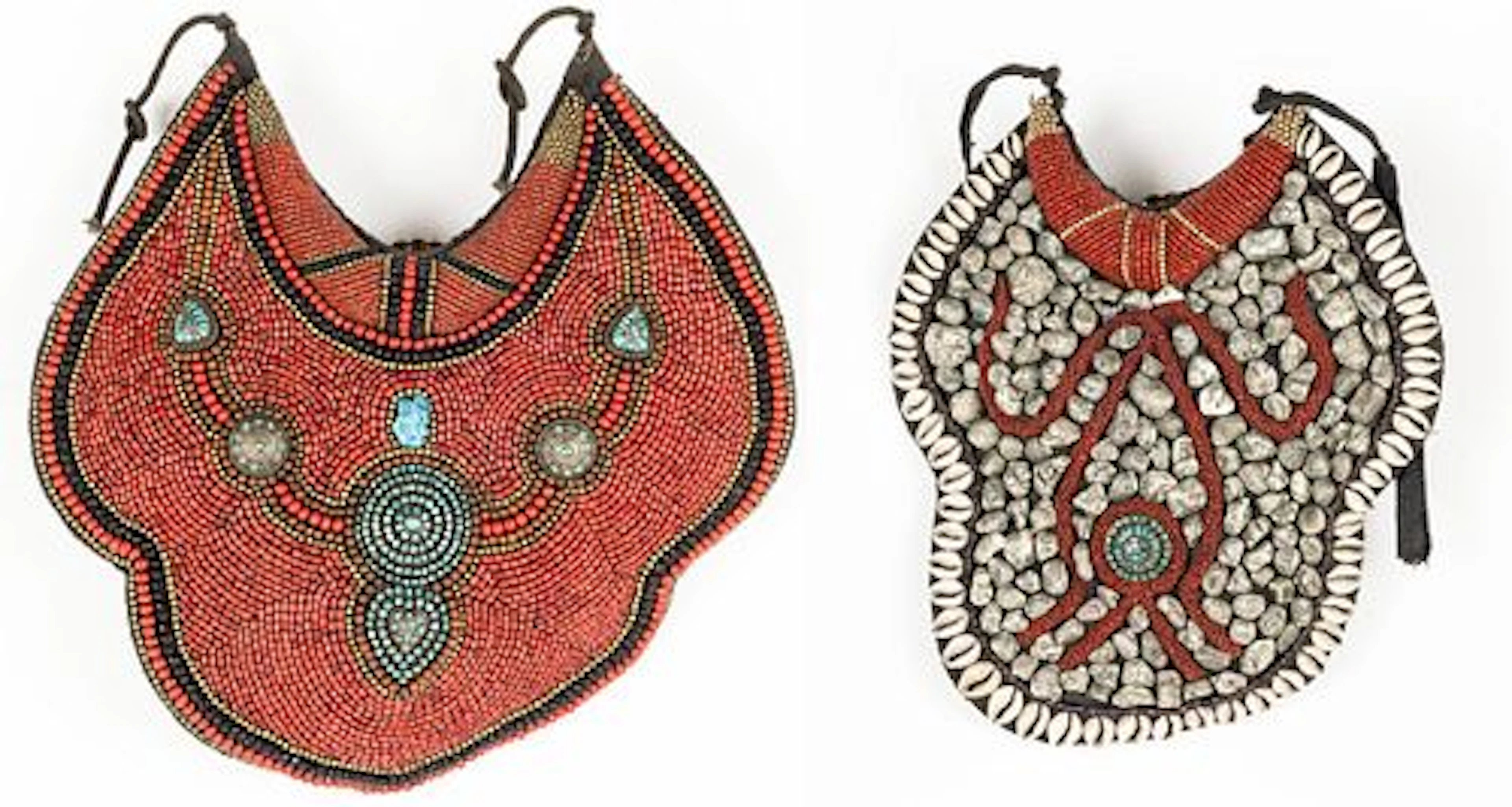 Two Tibetan Bib Collars