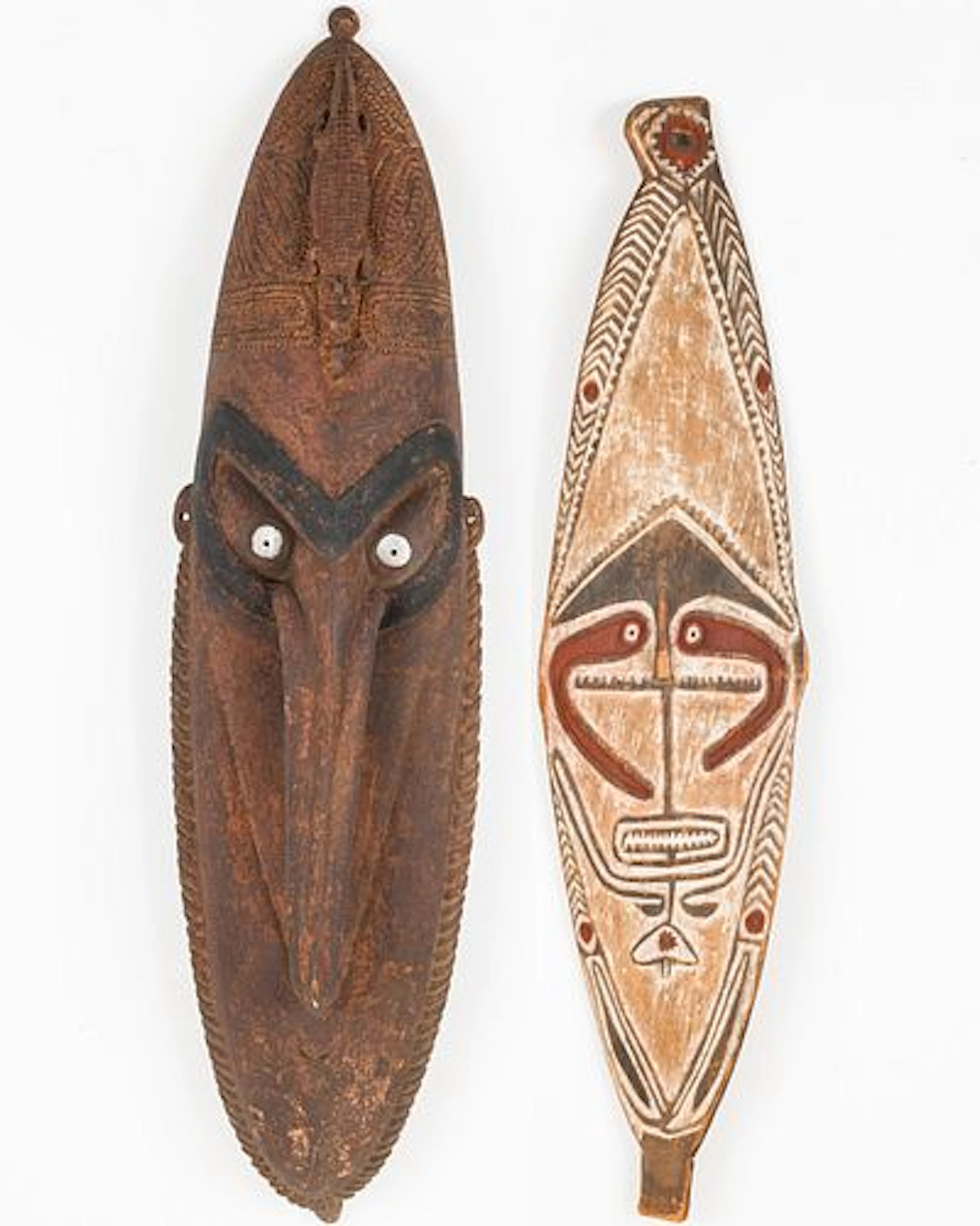 African Mask and an African Shield