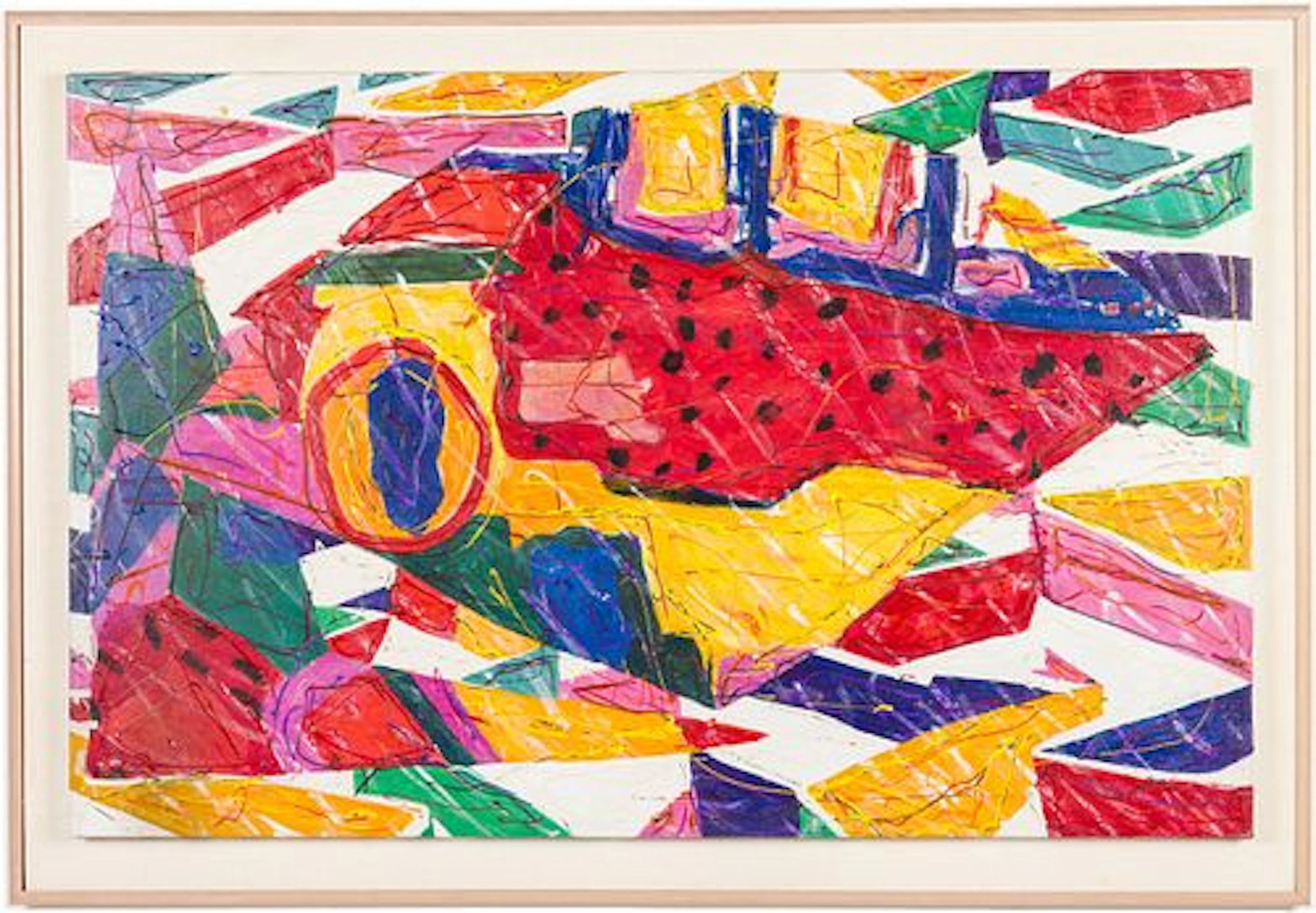 Ann Osteen (Savannah, 1934-2019) Abstract, O/C, 1989