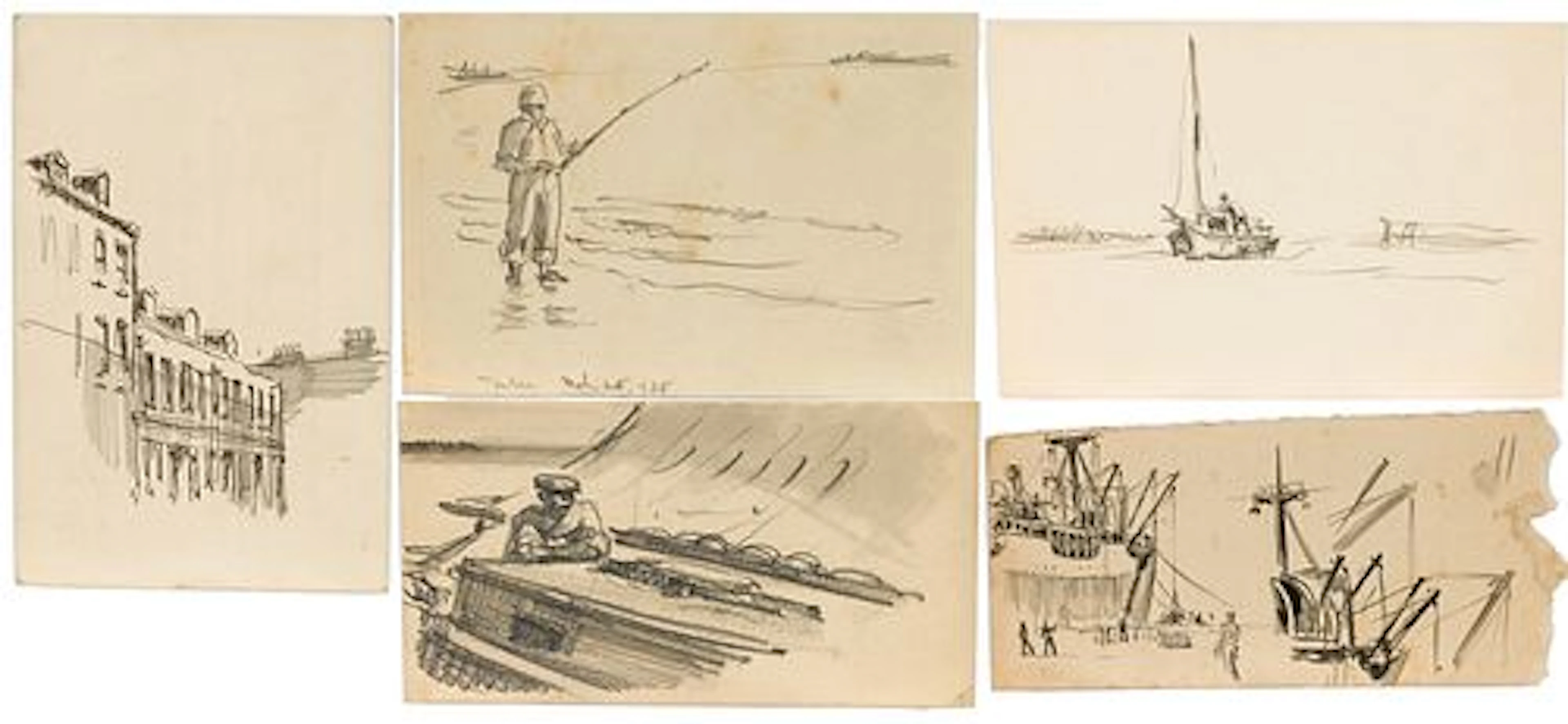 Christopher Murphy Jr. (1902-1973), 5 Small Sketches