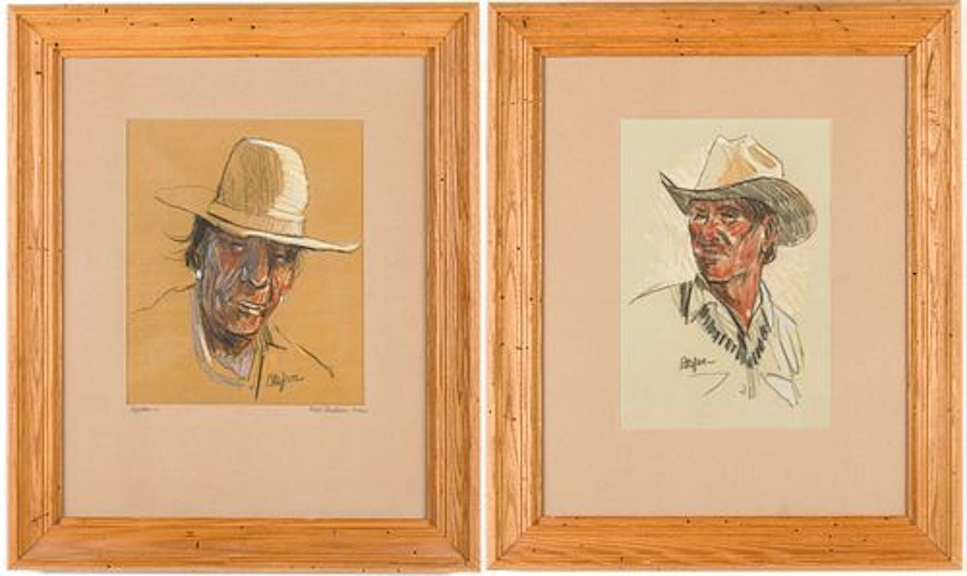 Ross Stefan (1934-1999), 2 Works of Native Americans