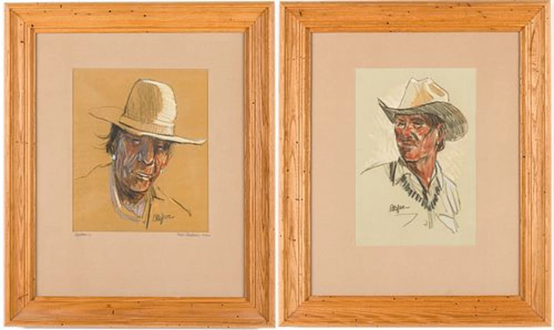 Ross Stefan (1934-1999), 2 Works of Native Americans